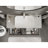 Mexen Orio meuble de salle de bain sous lavabo 120 cm, 2 tiroirs, gris mat - 91A10-12047-2-BFF62