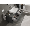Mexen Orio meuble de salle de bains sous lavabo 120 cm, 2 tiroirs, graphite mat - 91A10-12047-2-BFF66