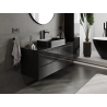 Mexen Orio meuble de salle de bain sous lavabo 120 cm, 2 tiroirs, noir brillant - 91A10-12047-2-BFF70
