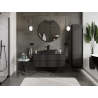 Mexen Orio meuble de salle de bains sous-vasque 120 cm, 2 tiroirs, noir mat - 91A10-12047-2-BFF71