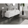 Mexen Orio armoire de salle de bain sous lavabo 140 cm, 1 tiroir, blanc brillant - 91A10-14023-1-BF00
