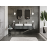 Mexen Orio meuble de salle de bain sous lavabo 140 cm, 1 tiroir, graphite mat - 91A10-14023-1-BF66