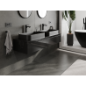 Mexen Orio armoire de salle de bain sous lavabo 140 cm, 1 tiroir, noir brillant - 91A10-14023-1-BF70