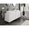 Mexen Orio armoire de salle de bain sous vasque 140 cm, 2 tiroirs, blanc mat - 91A10-14047-2-BFF01