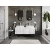 Mexen Orio armoire de salle de bain sous vasque 140 cm, 2 tiroirs, blanc mat - 91A10-14047-2-BFF01