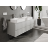 Mexen Orio armoire de salle de bains sous lavabo 140 cm, 2 tiroirs, gris mat - 91A10-14047-2-BFF62