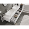 Mexen Orio armoire de salle de bain sous lavabo 160 cm, 1 tiroir, blanc mat - 91A10-16023-1-BF01
