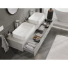 Mexen Orio armoire de salle de bain 160 cm, 1 tiroir, gris mat - 91A10-16023-1-BF62