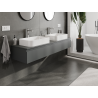 Mexen Orio armoire de salle de bain sous lavabo 160 cm, 1 tiroir, graphite mat - 91A10-16023-1-BF66