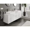 Mexen Orio meuble de salle de bain sous lavabo 160 cm, 2 tiroirs, blanc brillant - 91A10-16047-2-BFF00