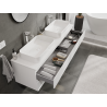 Mexen Orio meuble de salle de bain sous-vasque 160 cm, 2 tiroirs, blanc mat - 91A10-16047-2-BFF01
