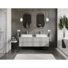 Mexen Orio meuble de salle de bain sous lavabo 160 cm, 2 tiroirs, gris mat - 91A10-16047-2-BFF62