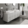 Mexen Orio meuble de salle de bain sous lavabo 160 cm, 2 tiroirs, gris mat - 91A10-16047-2-BFF62