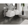Mexen Rivel armoire de salle de bain sous lavabo 50 cm, 1 tiroir, rainurée, blanc mat- 91A20-05023-1-BF01
