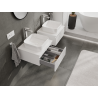 Mexen Rivel armoire de salle de bain sous lavabo 50 cm, 1 tiroir, rainurée, blanc mat- 91A20-05023-1-BF01