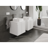 Mexen Rivel meuble de salle de bains sous lavabo 50 cm, 1 tiroir, rainuré, blanc mat - 91A20-05047-1-BF01