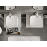 Mexen Rivel meuble de salle de bain sous lavabo 60 cm, 1 tiroir, rainuré, gris mat - 91A20-06023-1-BF62