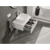 Mexen Rivel meuble de salle de bain sous lavabo 70 cm, 1 tiroir, rainuré, blanc mat - 91A20-07023-1-BF01