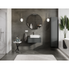 Mexen Rivel meuble de salle de bain sous-lavabo 70 cm, 1 tiroir, rainuré, graphite mat - 91A20-07023-1-BF66