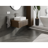 Mexen Rivel meuble de salle de bain sous lavabo 70 cm, 1 tiroir, rainuré, noyer - 91A20-07023-1-BF86