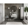 Mexen Rivel meuble de salle de bain sous-vasque 80 cm, 1 tiroir, rainuré, gris mat - 91A20-08023-1-BF62