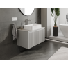 Mexen Rivel armoire de salle de bain sous lavabo 90 cm, 1 tiroir, rainurée, gris mat - 91A20-09047-1-BF62