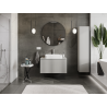 Mexen Rivel armoire de salle de bain sous lavabo 90 cm, 1 tiroir, rainurée, gris mat - 91A20-09047-1-BF62