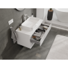 Mexen Rivel meuble de salle de bains sous lavabo 90 cm, 2 tiroirs, rainuré, blanc mat - 91A20-09047-2-BFF01