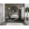 Mexen Rivel armoire de salle de bain sous lavabo 100 cm, 1 tiroir, rainurée, gris mat - 91A20-10023-1-BF62