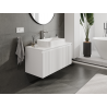 Mexen Rivel meuble de salle de bain sous lavabo 100 cm, 1 tiroir, rainuré, blanc mat - 91A20-10047-1-BF01
