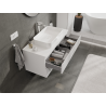 Mexen Rivel meuble de salle de bains sous lavabo 100 cm, 2 tiroirs, rainuré, blanc mat - 91A20-10047-2-BFF01