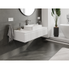 Mexen Rivel armoire de salle de bain sous lavabo 120 cm, 1 tiroir, rainurée, blanc mat - 91A20-12023-1-BF01
