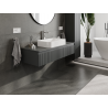 Mexen Rivel meuble de salle de bains sous vasque 120 cm, 1 tiroir, rainuré, gris mat - 91A20-12023-1-BF66