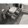 Mexen Rivel meuble de salle de bains sous vasque 120 cm, 1 tiroir, rainuré, gris mat - 91A20-12023-1-BF66