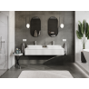 Mexen Rivel meuble de salle de bain sous lavabo 160 cm, 1 tiroir, rainuré, blanc mat - 91A20-16023-1-BF01