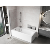 Mexen Mist paroi de baignoire 1-volet 70 x 150 cm, transparent, chrome - 8A9-070-001-01-00