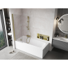 Mexen Mist paroi de douche 1-volet 60 x 150 cm, transparent, doré - 8A9-060-001-50-00