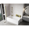 Mexen Mist paroi de douche 1 volet 70 x 150 cm, transparent, doré - 8A9-070-001-50-00