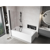 Mexen Mist paroi de douche 1-volet 50 x 150 cm, transparent, noir - 8A9-050-001-70-00