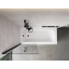Mexen Mist paroi de douche 1-volet 80 x 150 cm, transparent, noir - 8A9-080-001-70-00