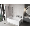 Mexen Mist pare-douche à 2 volets 100 x 150 cm, transparent, chromé - 8A9-100-011-01-00