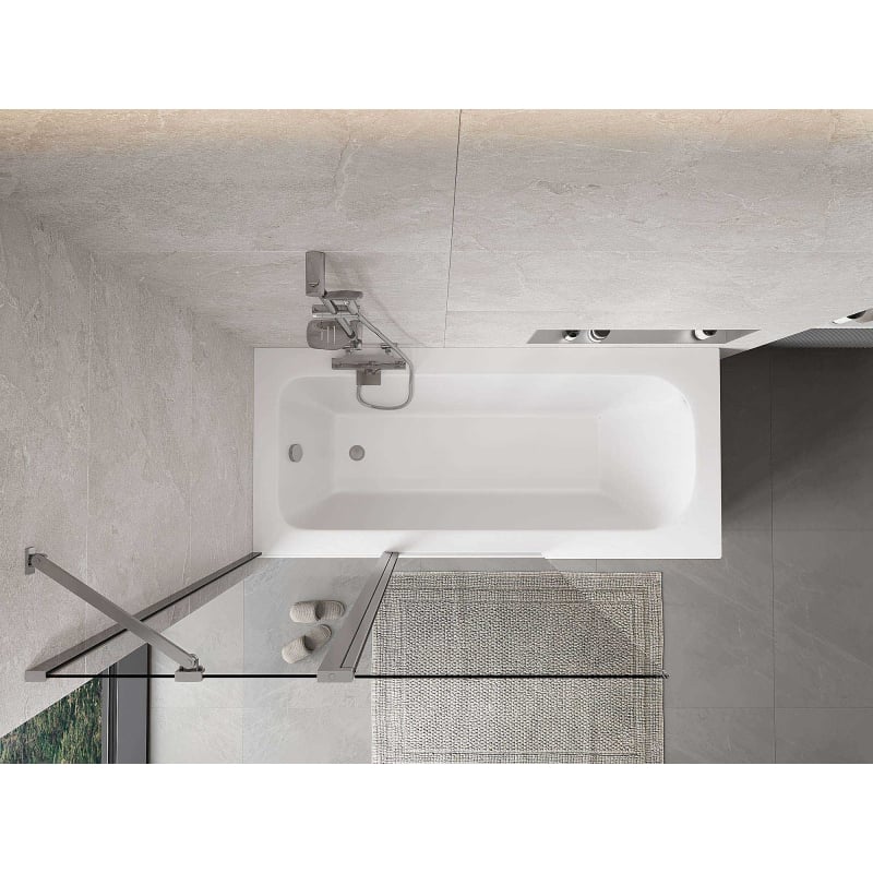 Mexen Mist paroi de bain à deux volets 110 x 150 cm, transparent, chrome - 8A9-110-011-01-00