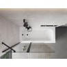 Mexen Mist pare-douche à 2 battants 120 x 150 cm, transparent, noir - 8A9-120-011-70-00