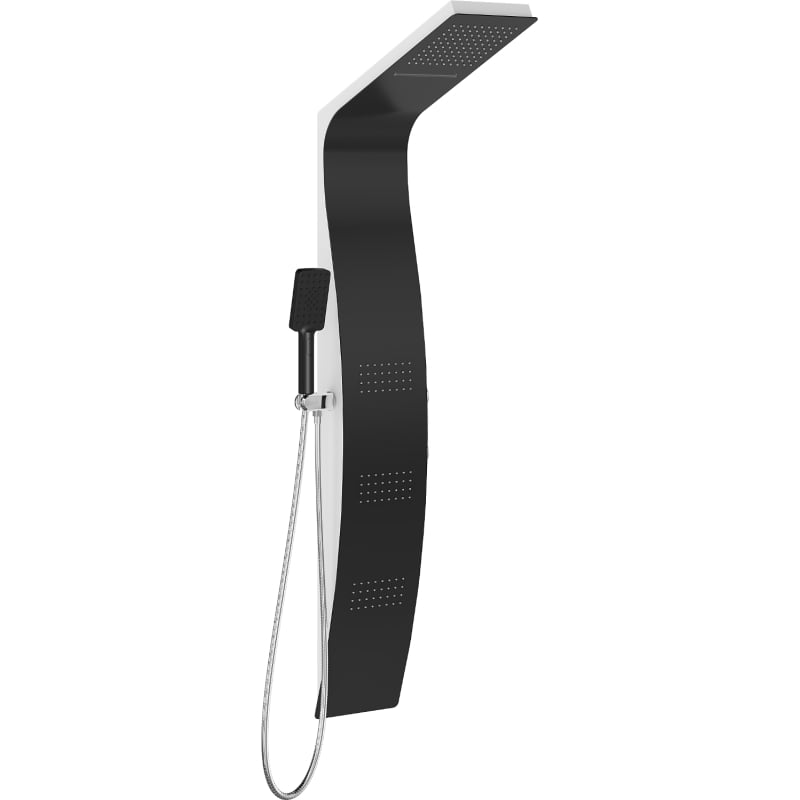 Mexen Bali panneau de douche, noir/blanc - 7622-03-71