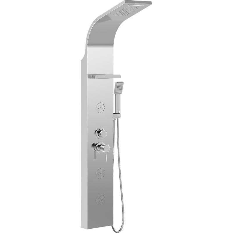 Mexen Borg panneau de douche, chromé - 7615-03-00