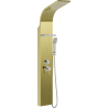Mexen Borg panneau de douche, doré - 7615-03-50