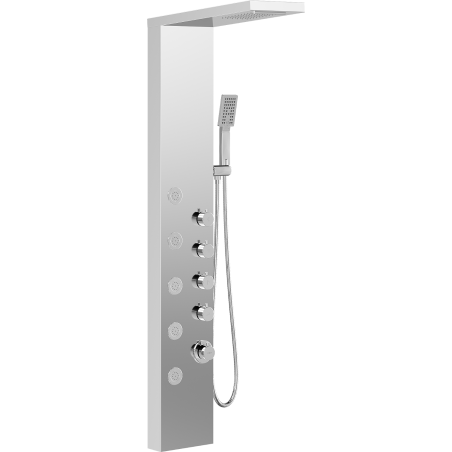 Panneau de douche Mexen Lando, chrome - 7611-04-00