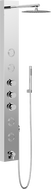 Mexen Ivo panneau de douche avec bec, chrome - 7608-03-00