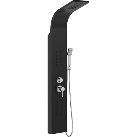 Mexen Taro panneau de douche, noir - 7614-03-70