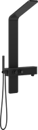 Mexen Strit panneau de douche, noir - 7625-02-70